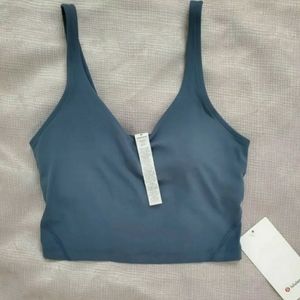 Lululemon NWT Align Tank Iron Blue size 6